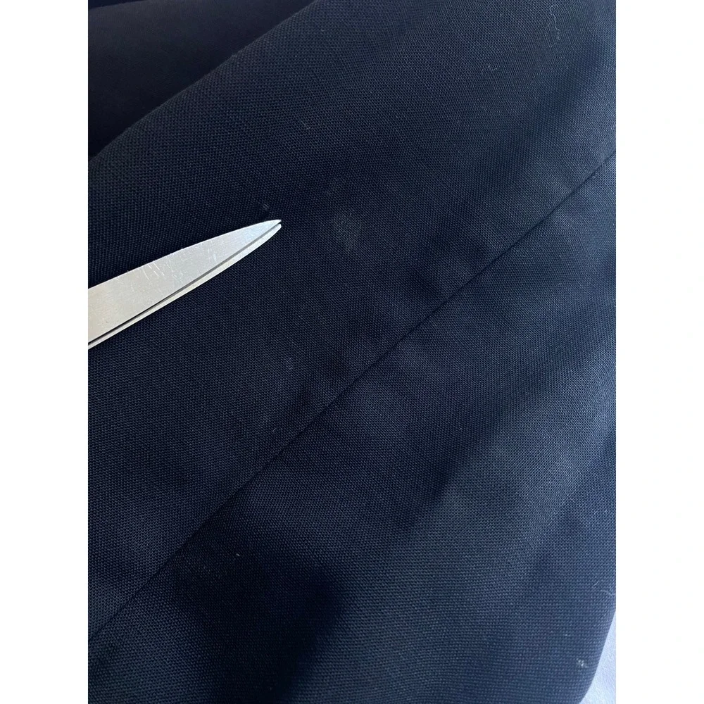 Hugo Boss Men Solid Red Lining Modern Blazer Size 40R Black Red